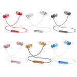 Wholesale Magnetic Slim Wireless Sports Bluetooth Stereo Headset B3 (Red)